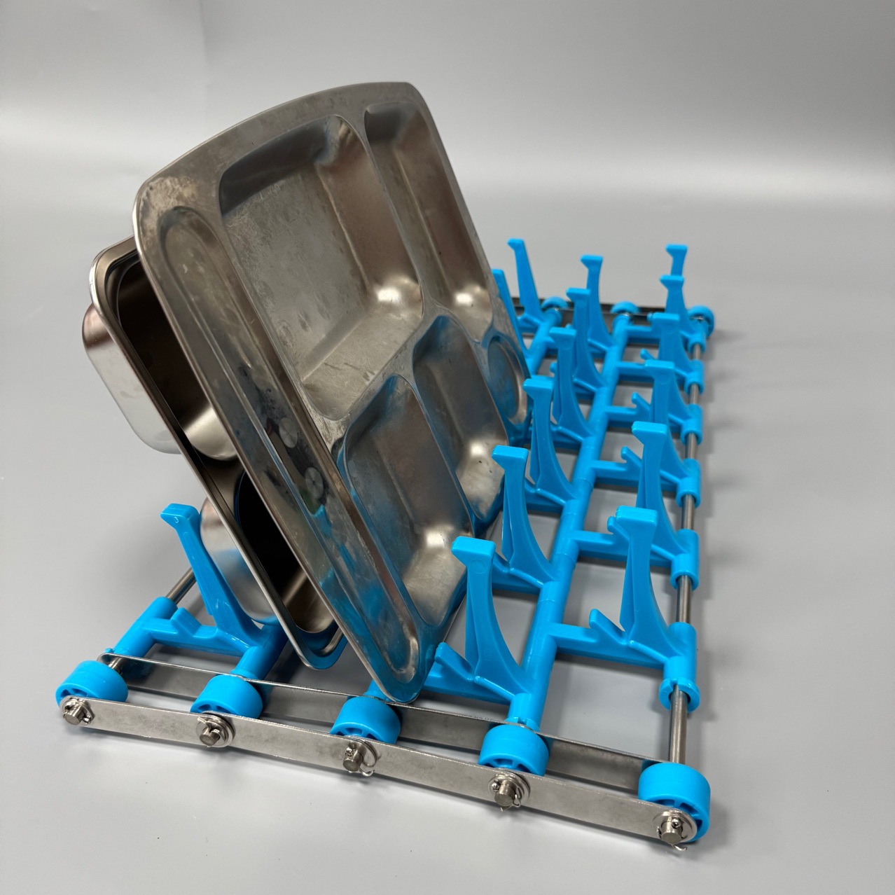 商用洗碗机履带式长龙式平铺式洗碗机全自动工厂食堂学校输送带