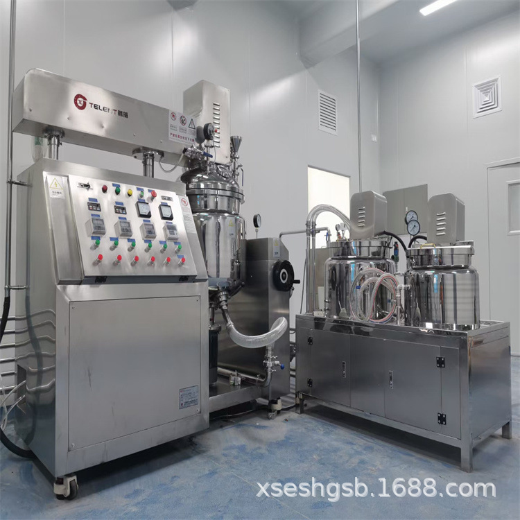 二手化妆品设备 50L100L真空均质乳化机 高剪切乳化机 真空乳化锅