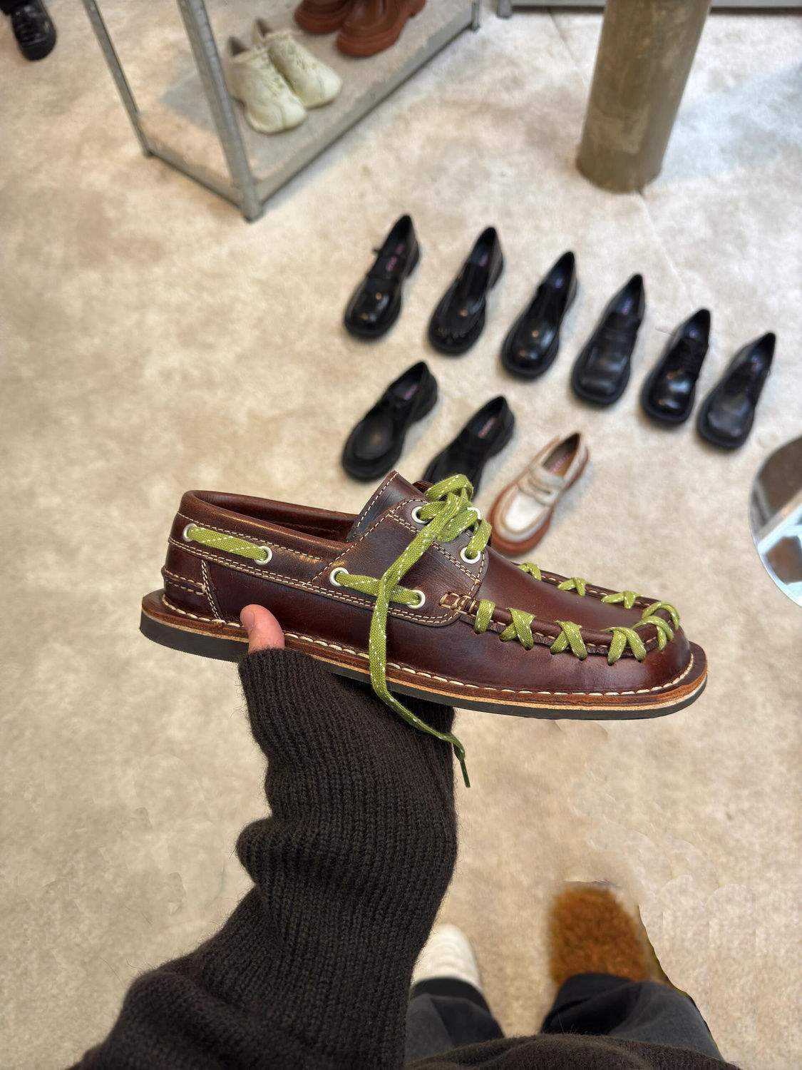 ShoeVault Derby Shoes For Men And Women, Casual Trendy Square-Toed British Style Leather Shoes, Commuting Niche Woven Design Retro_voghion.com