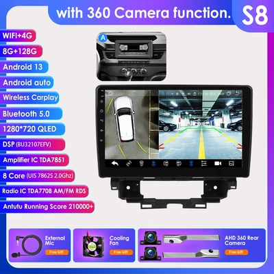 navigation GPS reversing image — DVD Navigation - model-a-with-360-camera-8128g-wifi4g-lte-version-7862-carplay-eight-core-10inch-suitable-for-19-25-renault-kangoo
