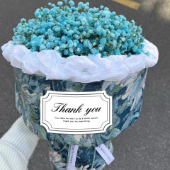 廠家感謝貼紙花店鮮花標籤貼thank you禮品盒裝飾貼花藝通用