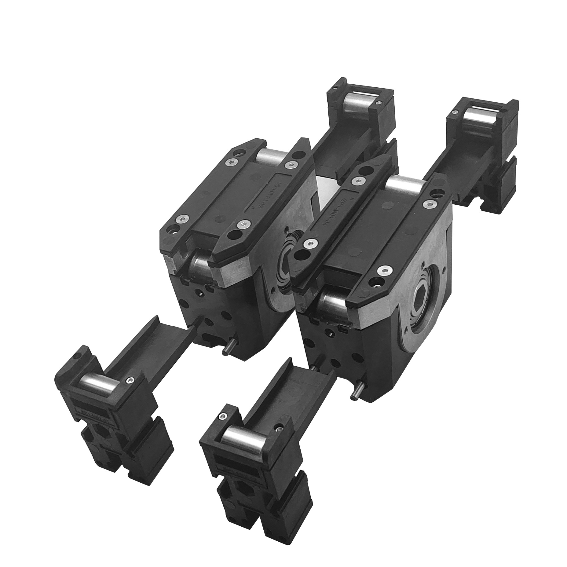 4575同步带驱动头尾，两联三联头尾座，中间驱动头尾驱动配套铝材