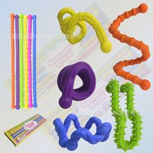 跨境爆款Sensory rod感官棒纹理镇静感官玩具变形扭曲解压玩具