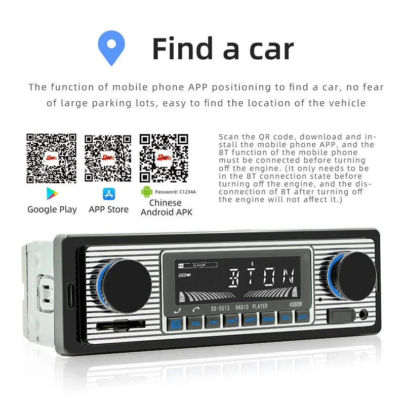 12V Car Navigation and Car Finder Bluetooth Call Player Car Mp3 USB Card Multi-Function Fm Radio