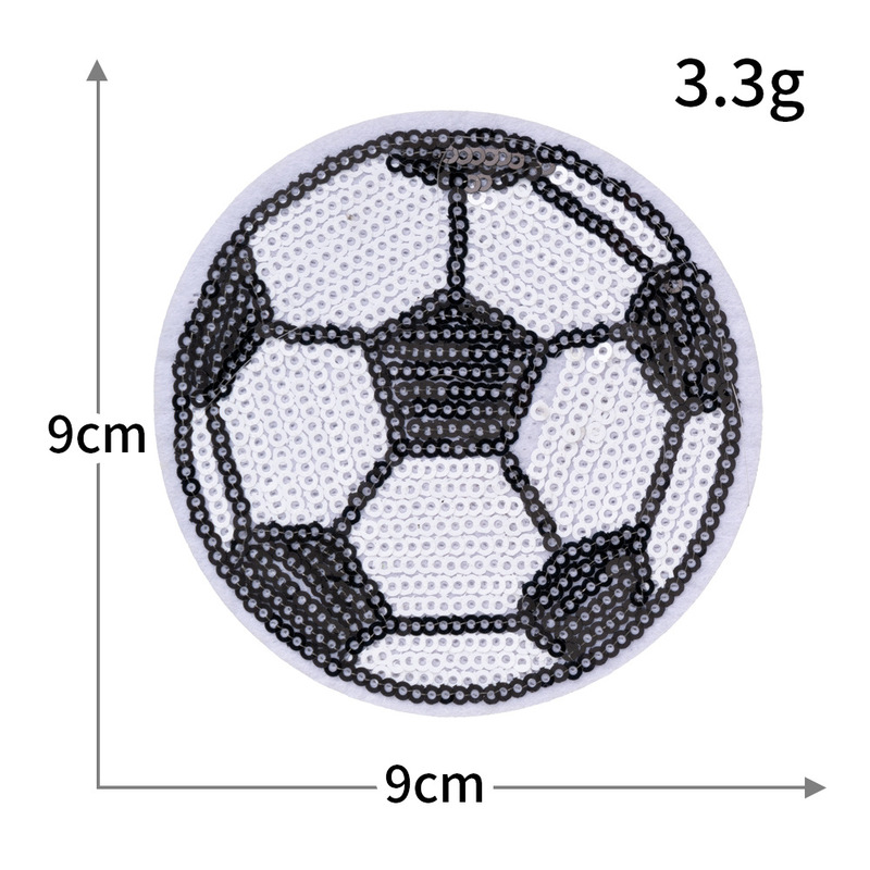 スパンコール刺繍サッカープラネットサングラスピーチハートノート漫画コンピュータ刺繍粘着刺繍布ステッカー在庫卸売|undefined