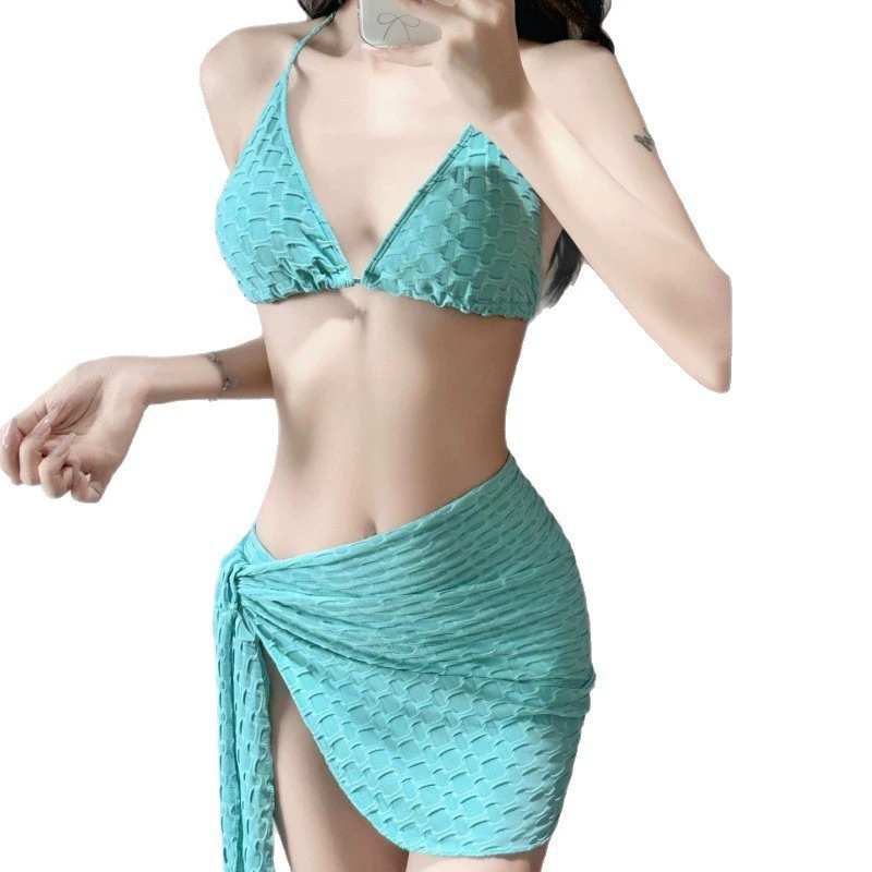 Sexy swimwear, split set, European style, high-end, 3 piece set, fitted
