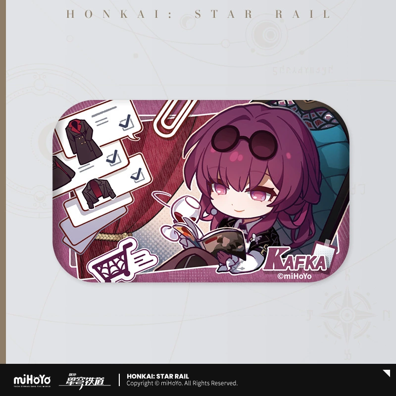 Коллекционный значок (Honkai: Star Rail) — персонаж, цветной картон на подложке, одиночный