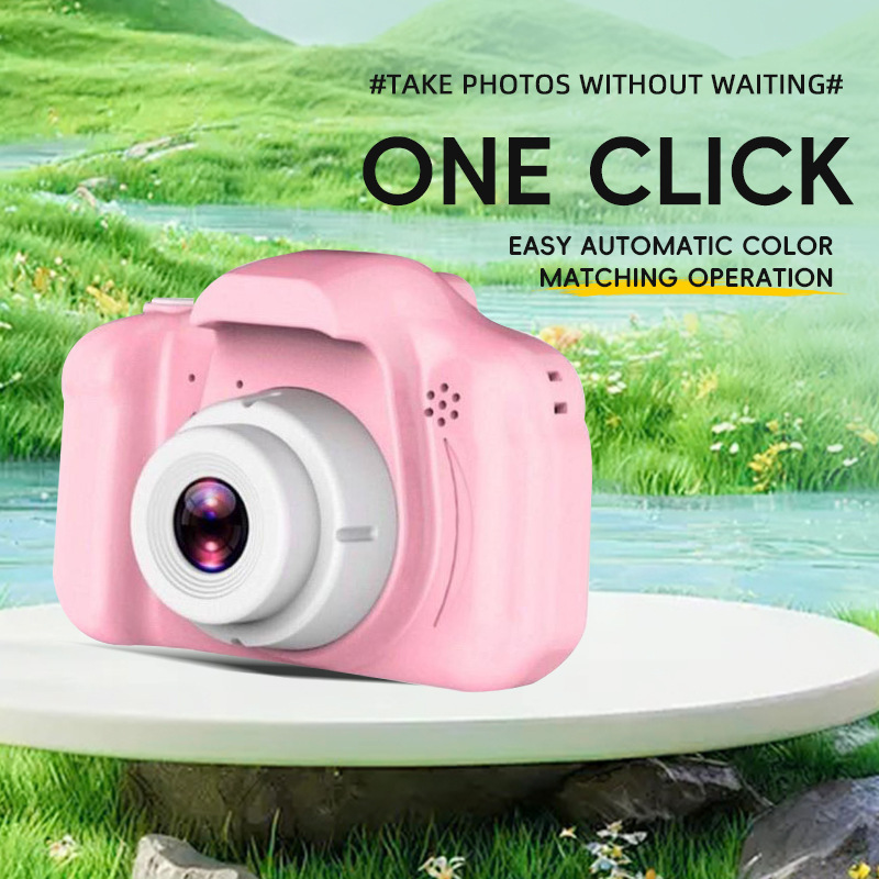 Transfronterizo X2 cámara infantil puede tomar fotos y grabar video mini cámara de dibujos animados juguetes de niños HD fotocamera Liquid