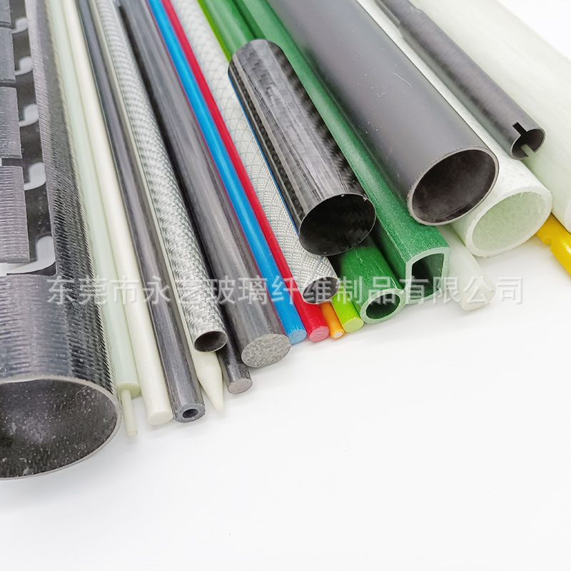 爆款热销高强度方形玻璃纤维管玻璃钢方管加 工A级壁薄玻纤方管