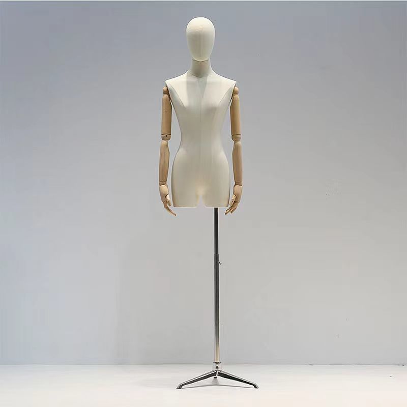 Modelo clavícula pequeña prop de pecho tienda de ropa modelo estante de exhibición de hombro plano ventana de ropa de mujer muestra busto modelo