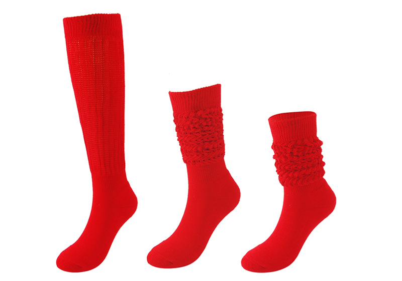 Frau Japanischer Stil Einfarbig Polyester Baumwolle Crew Socken Ein Paar display picture 6