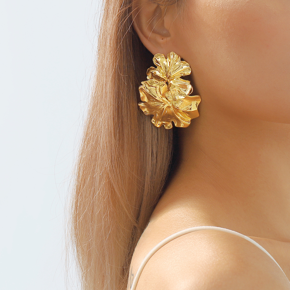 42g Weight 0.03µm Gold Plating Thickness Electroplated Gold Plating Process 201 Stainless Steel Ear Needle Material Golden Plated Plating Material Ear Studs Classification 1 Pair Quantity Holiday, Daily Occasion Alloy Material Geometric Pattern Women's Gender IG Style, Casual, Exaggerated Style Plating Craft 1 Pair IG Style Casual Exaggerated Geometric Alloy Ear Studs 44