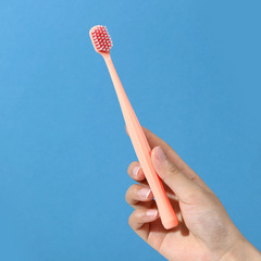 成人螺旋毛寬頭軟毛牙刷兩支裝大頭家用情侶軟毛高級牙刷廠家批發