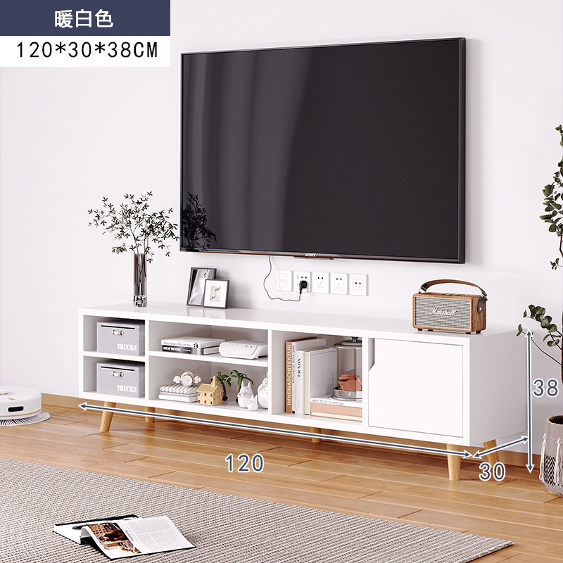 gabinete de televisión gabinete bajo moderno simple sala de estar pequeña casa dormitorio gabinete de piso de madera sólida simple gabinete de televisión