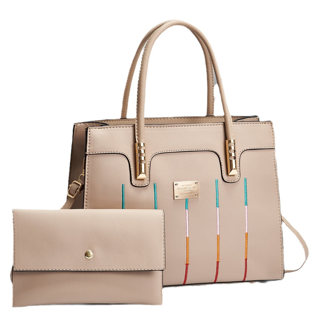 Bolso de moda simple primavera y verano nuevo estilo coreano bolso de mensajero del hombro del todo fósforo Bolso grande elegante bolso de la madre de las mujeres de mediana edad
