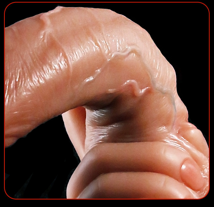 Jiuai Soft Flesh-Shaped Silicone Dildo for Adult Women, Realistic Design — detail image 24