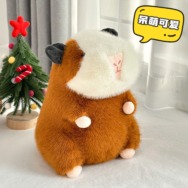Celebridades de Internet lindo muñeco de peluche capibara Kapibala muñeco de muñeco de ratón holandés con moco nasal