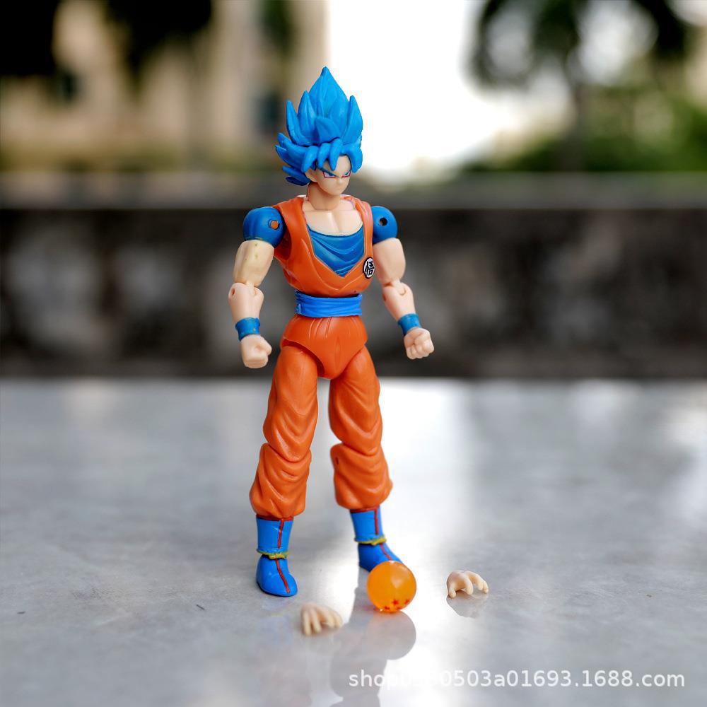 Dragon Ball adornos hechos a mano venta al por mayor Dragon Ball conjunto móvil adornos hechos a mano Vegeta Super Four Wu