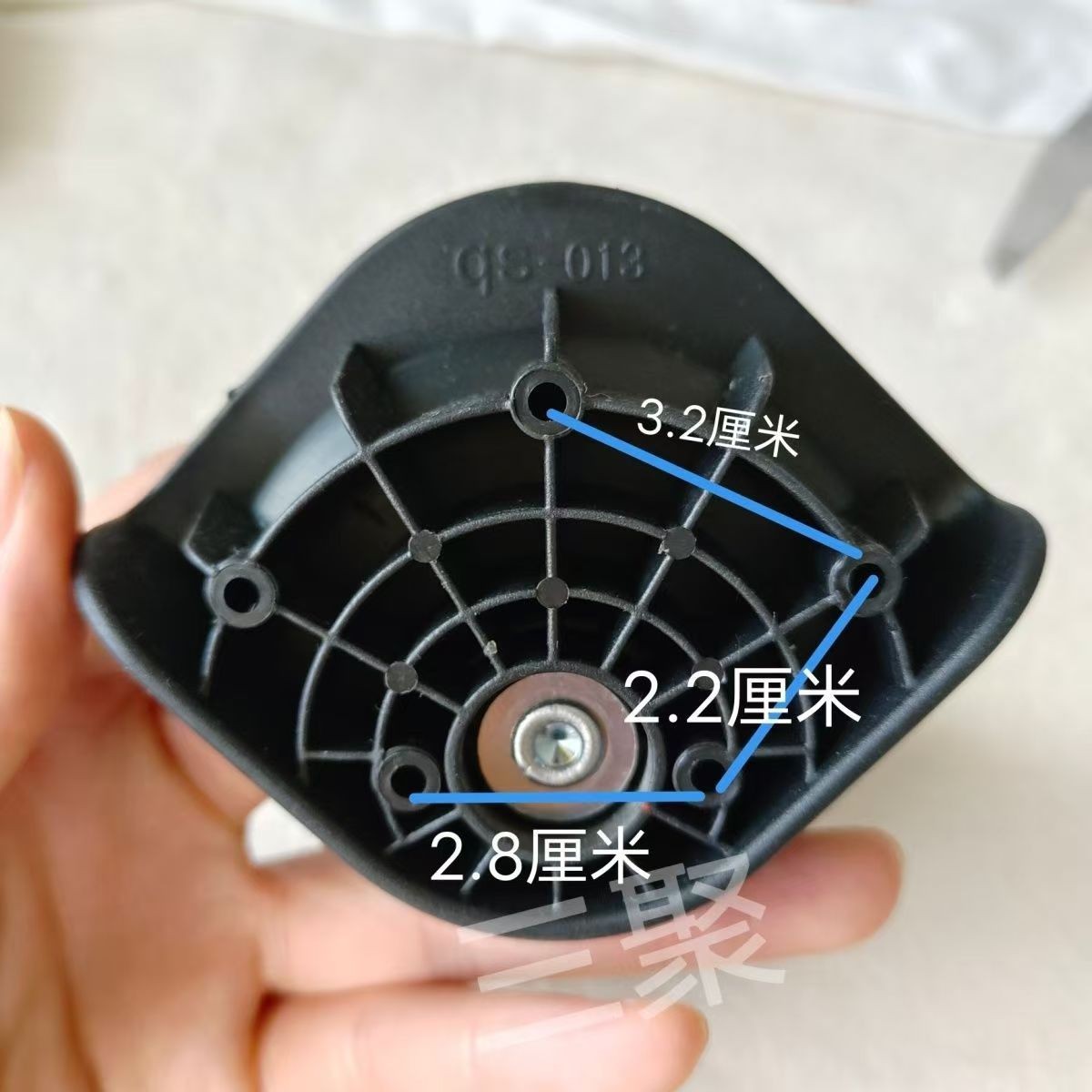Qs103 Universal Wheel Suitcase Wheel Replacement Luggage Repair Parts Travel Suitcase Wheel Roller