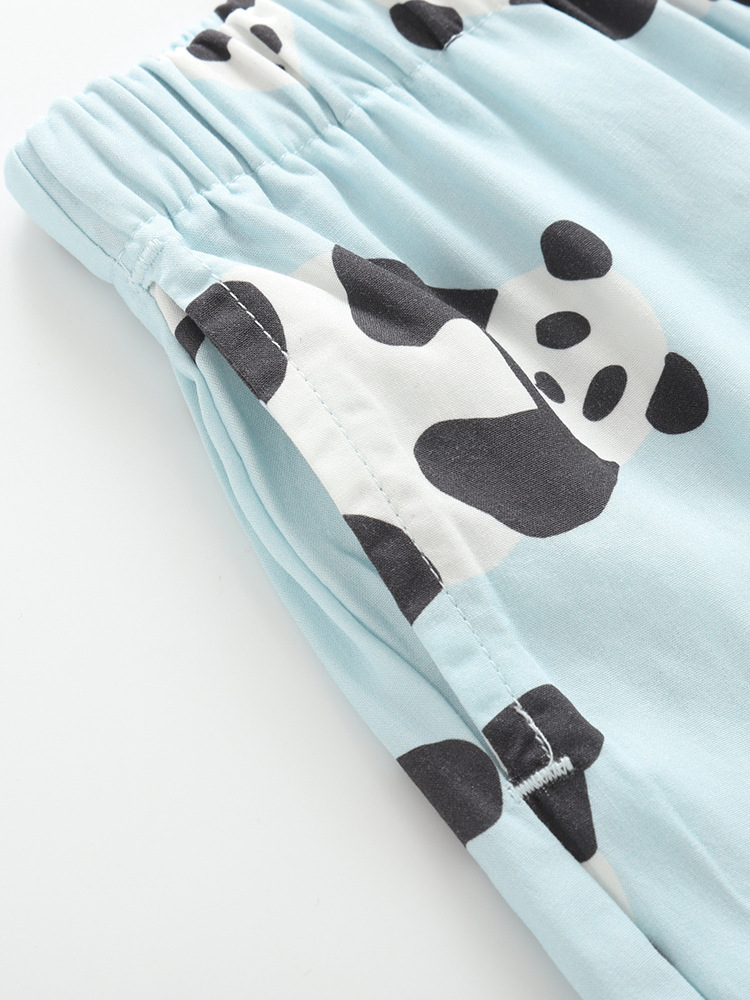 Malwee transfronterizo pantalones antimosquitos para niños, ropa de verano, nuevos pantalones de cintura elástica para niños europeos y estadounidenses, pantalones de aire acondicionado