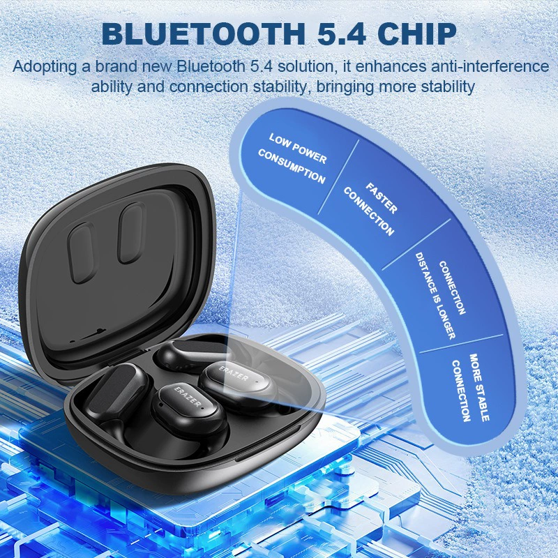 异能者 XP2 истинно беспроводные Bluetooth наушники без вкладыша, цифровой дисплей, сенсорный экран, костная проводимость, шумоподавление, игровые спортивные наушники