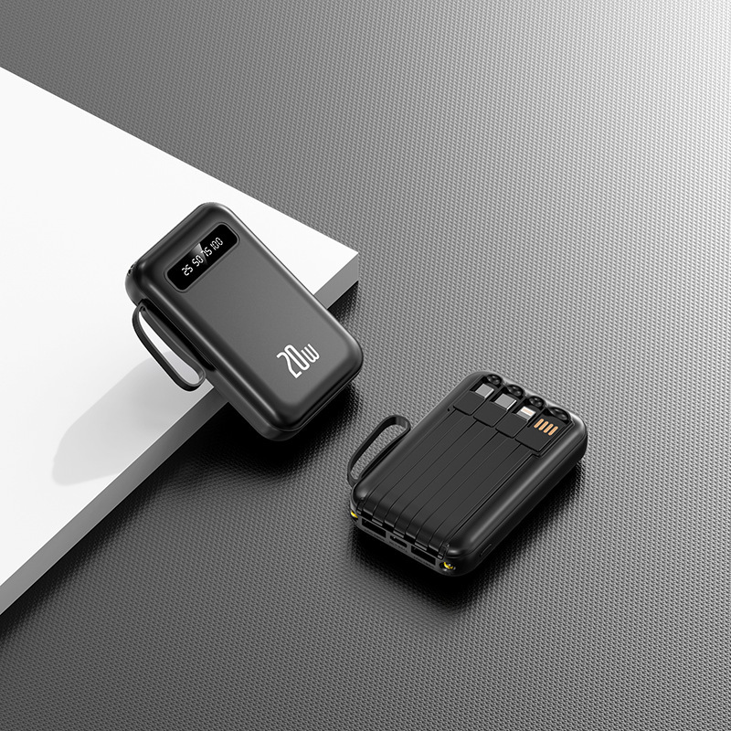 クロスボーダー自己帯線充電宝20000ミリアンペア急速充電大容量ミニ小型汎用モバイル電源カスタマイズ|undefined