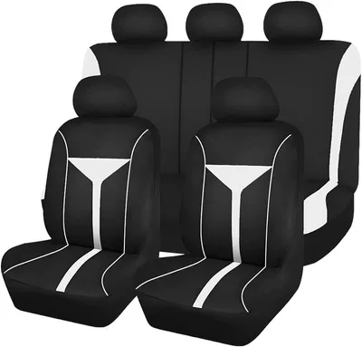 Seat cushion, seat cover — Amazon Temu Meike Duo - white-2-piece-set-single-seat