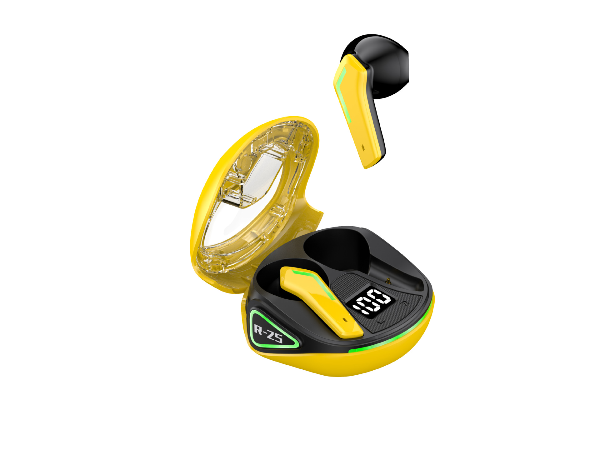 Nuevos auriculares Bluetooth R25 para juegos de deportes de alta calidad de sonido de baja latencia