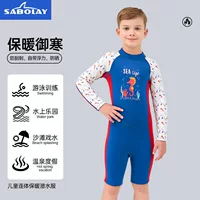 24 новых цельных детских цельных гидрокостюма толщиной 2,5 мм, морозостойкий и износостойкий гидрокостюм для подводного плавания, теплый универсальный купальник SCR