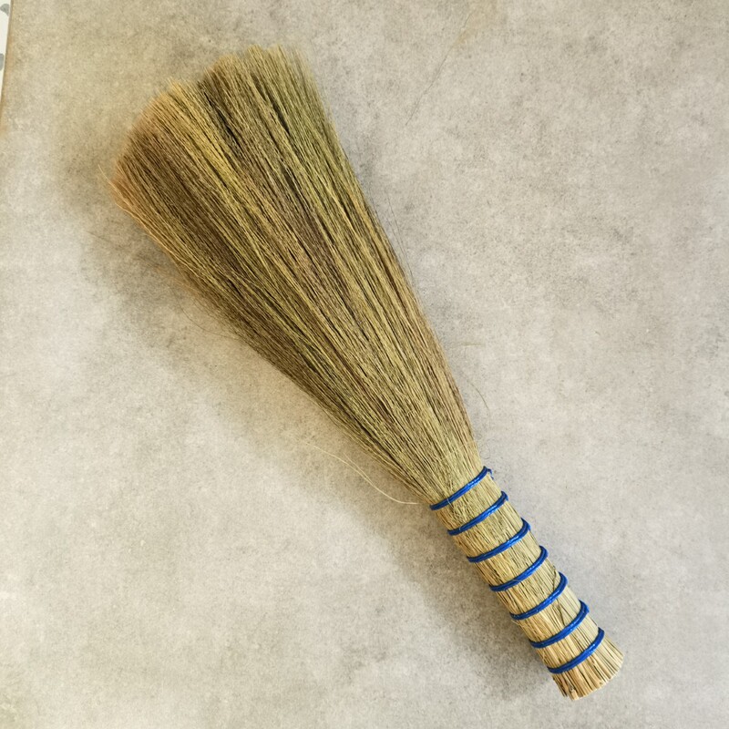 Gray Water Sweep Grass Brush Paint Brush Natural Material Handmade Brush Furnace Gray Broom