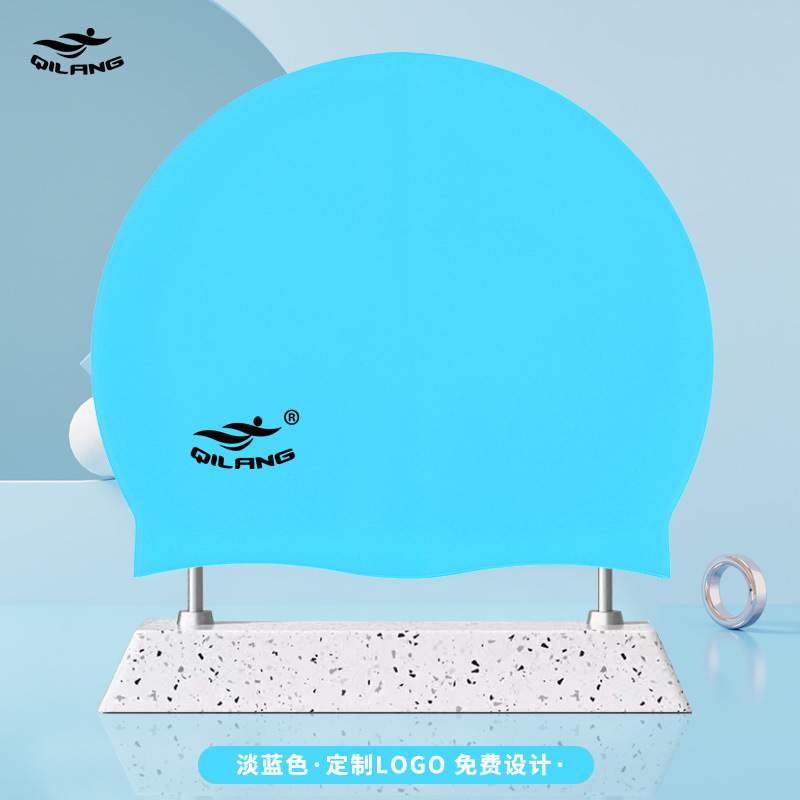 Gorro de Natación Universal de Silicona para Adulto 50g Elástico para Natación image 16