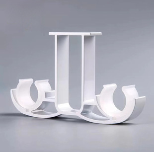 Curtain rod Roman rod bracket top mounting single rod double rod base bracket sub-curtain track hook fixed accessories