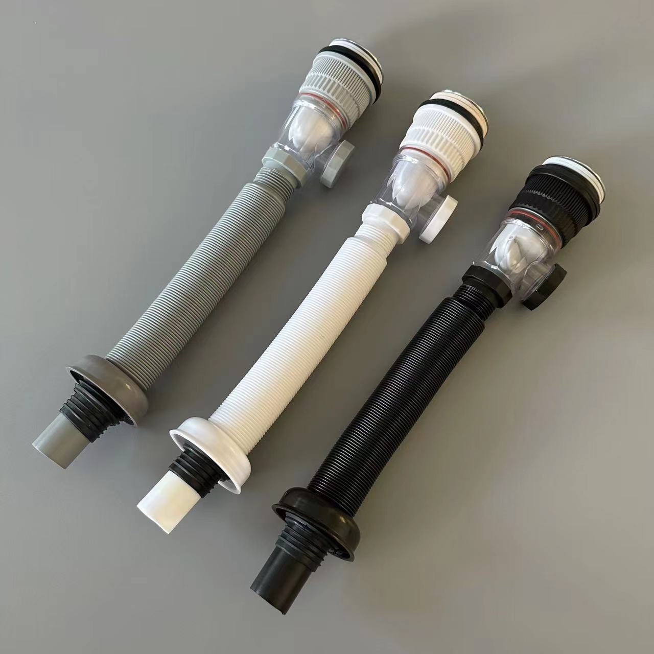 ABS面盆隔臭下水器弹跳芯下水器洗脸盆双用横排下水管有孔无孔通