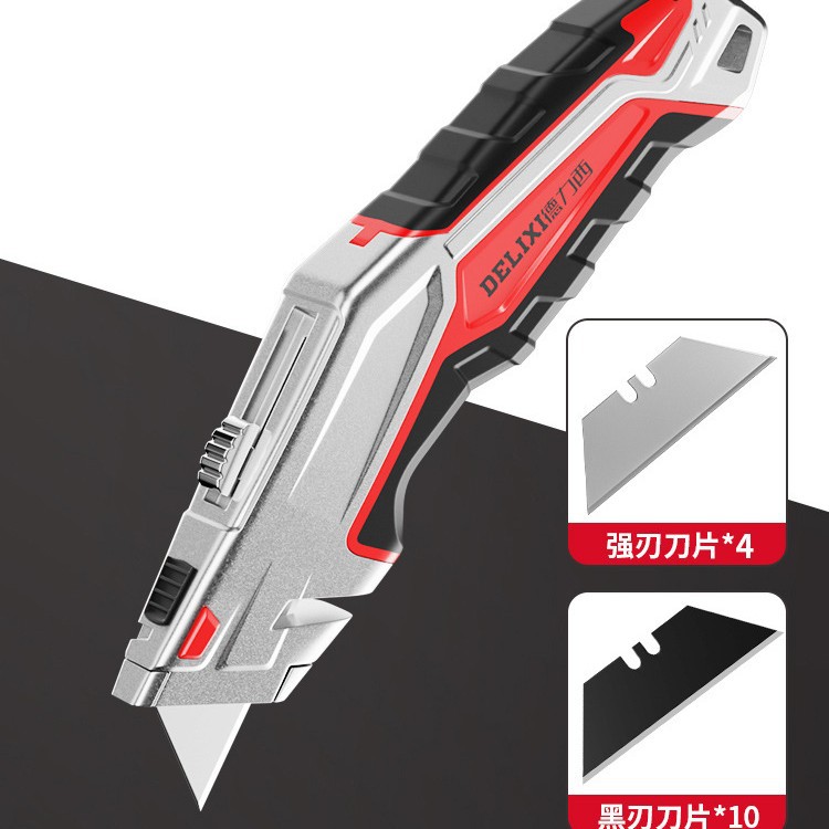 Cuchillo multiusos plegable de alta resistencia cuchillo eléctrico industrial para cables papel tapiz hoja retráctil