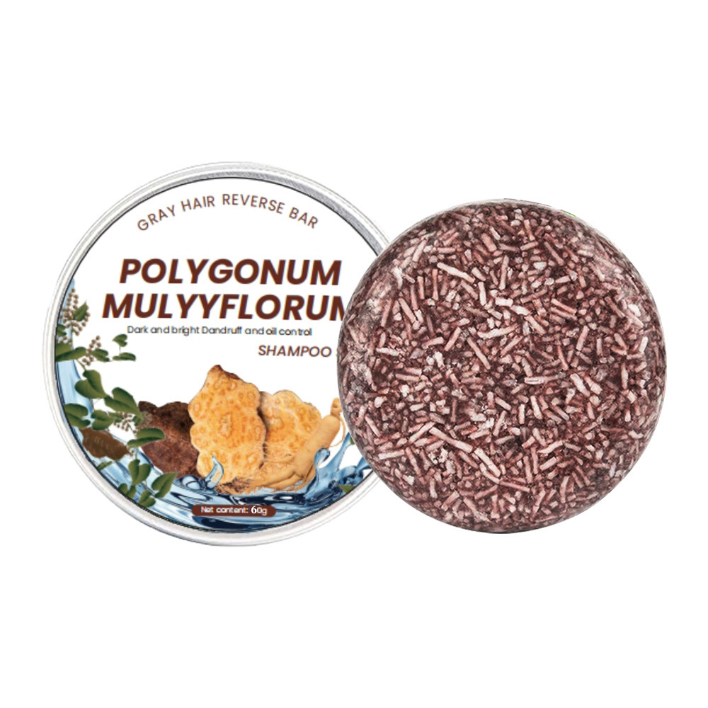 Comercio exterior transfronterizo soap Polygonum multiflorum champú jabón esencia cabello negro jabón hecho a mano hidratante y suave jabón para el cuidado del cabello jabón para el champú
