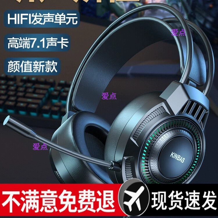 Computer Headset for Gaming, Desktop and Laptop Wired with Microphone