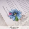 WXH-Single small daisy flower head-blue