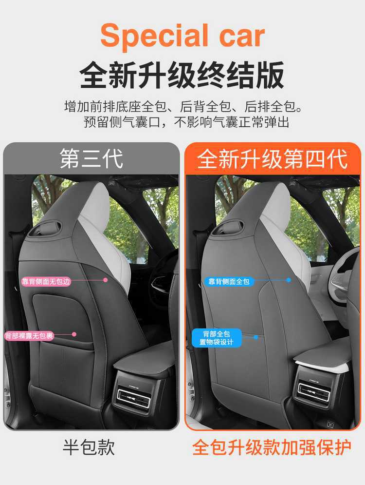 26 models of Changan UNI-Z special suede four-season universal full-coverage seat cushions, breathable saddle seat covers for UNI-Z