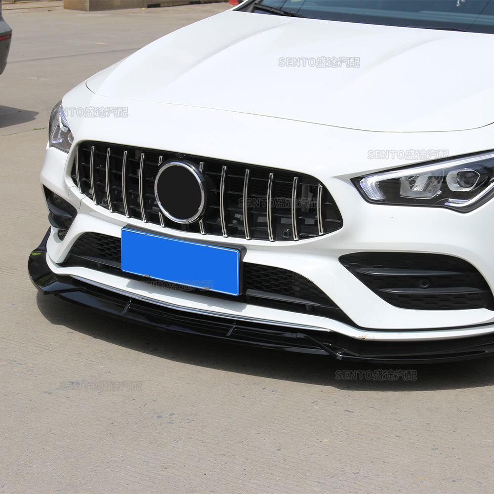 Suitable for 2019-2025 Mercedes-Benz Cla Modified Gt Full Star W118 C118 Bumper Grille Vertical Bar Grille