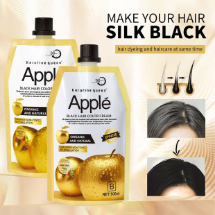 �O��Ⱦ�l��Golden Apple Black Hair Dye�ڰ׳־ò����l ���Q���u