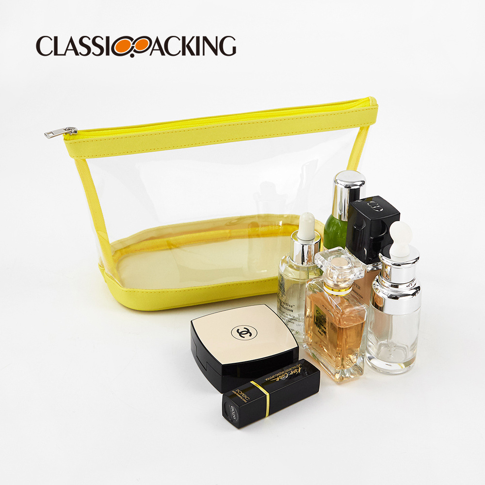 Japonés ins bolsa de cosméticos de gran capacidad Portátil Bolsa de lavado de material de PVC bolsa de almacenamiento de cuidado de la piel de viaje