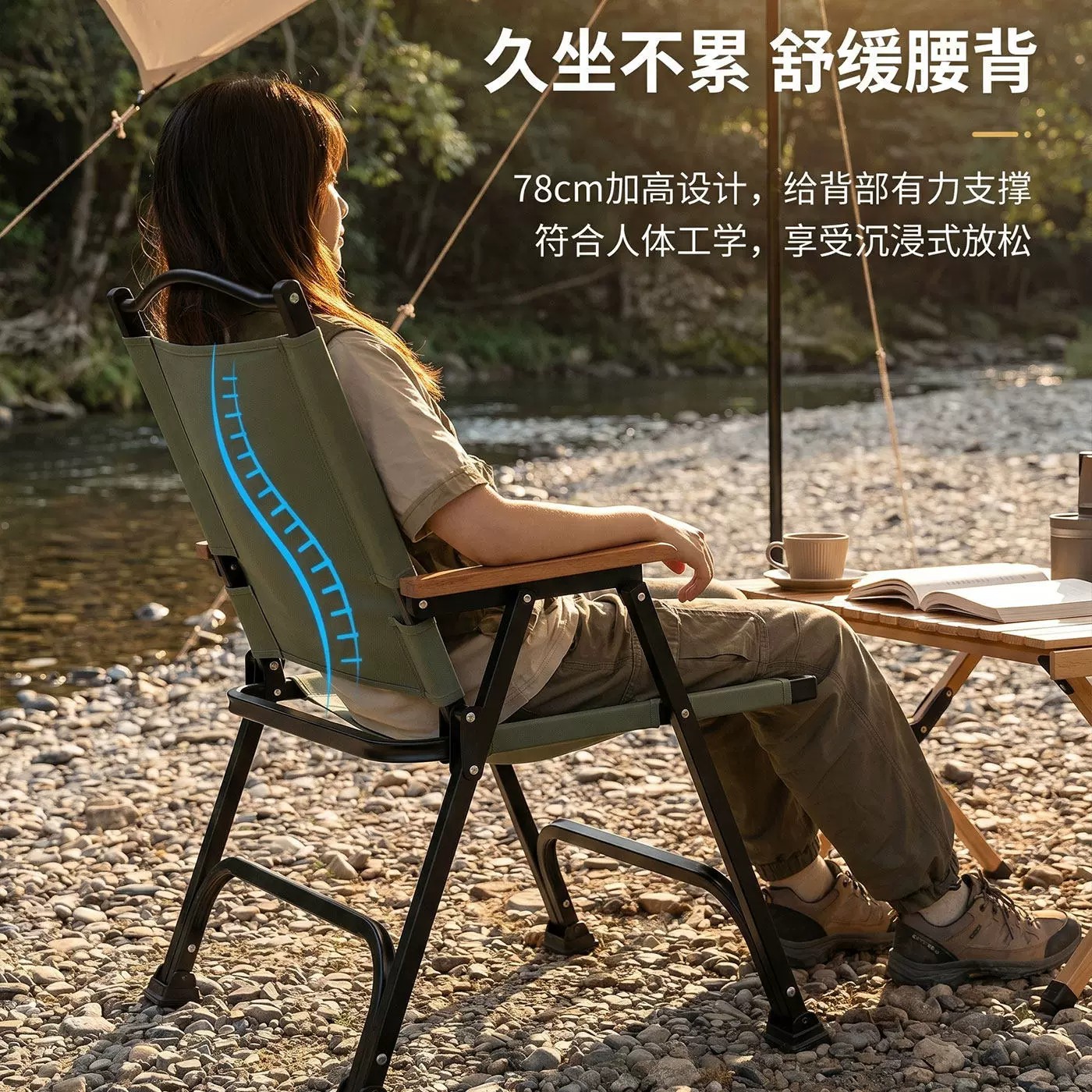 ✅ Silla de camping silla Kermit silla plegable al aire libre silla de camping portátil silla de playa silla al aire libre silla de picnic