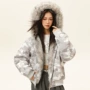 跨境男女连帽外贸棉服