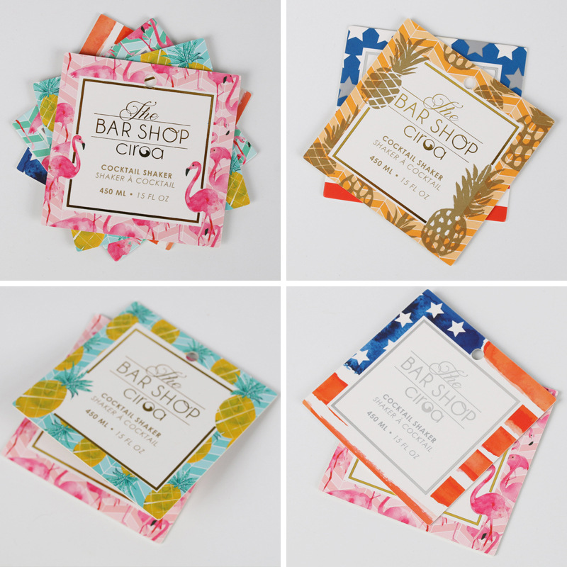 纸卡吊版彩印 可挂绳穿成本 做成套折页说明本