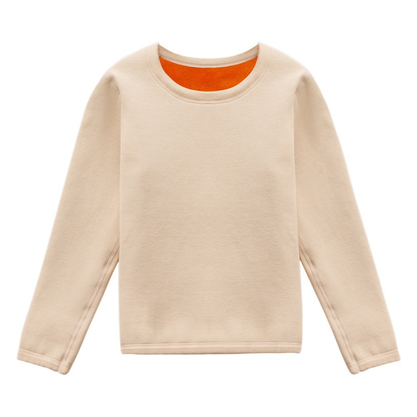Conjunto de ropa interior térmica para mujer con forro polar, conjunto de ropa interior térmica de cuello redondo de color sólido y grueso, ropa y pantalones de otoño con calefacción de terciopelo alemán.