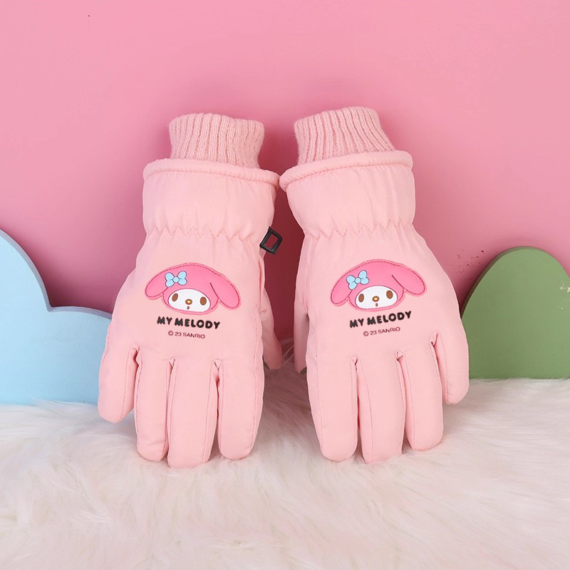 3-17 Niños de mediana edad niños gruesos a prueba de frío a prueba de agua a prueba de viento antideslizante y caliente para jugar con guantes de sedro para esquiar en invierno