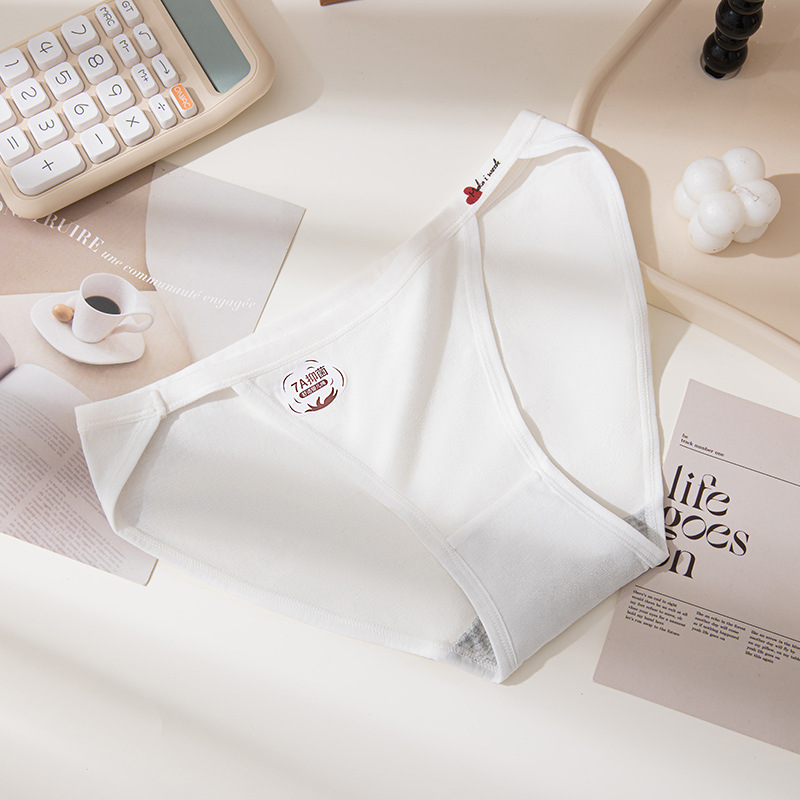 Algodón puro sexy de alta apertura algodón de grado 7A antibacteriano cómodo y transpirable puro deseo niña ropa interior sin costuras refrescante