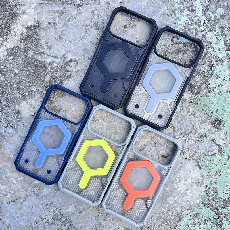 钻石磁吸适用苹果手机17promax手机壳iphone17保护套防摔UA同款G