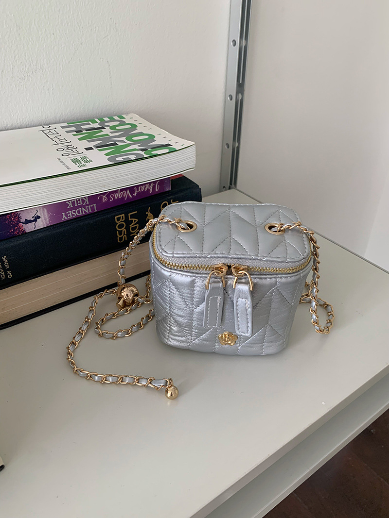 Rhombic Chanel estilo mini cadena bolsa para mujeres 2023 nueva moda verano pequeño cuadrado bolsa todo-juego ins Messenger