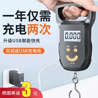 Немецкие импортные электронные весы Zhuhu, портативные ручные весы 50 кг, бытовые маленькие мини-пружинные весы, подвесные весы